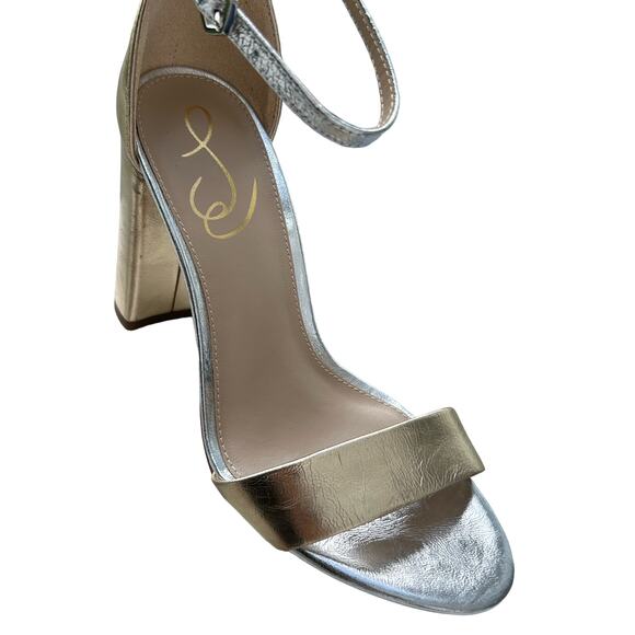 Sam Edelman Gold and Silver Heels - Picture 11 of 11